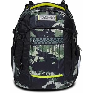 Seven Greenish Wild Ergonomic Updown Twice Backpack Seven Greenish Wild Ergonomic Updown Twice Backpack