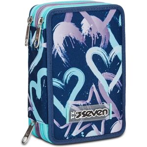 Seven 3 Zip Pouch - Crystal Purple - Pencil Case Seven 3 Zip Pouch - Crystal Purple - Pencil Case