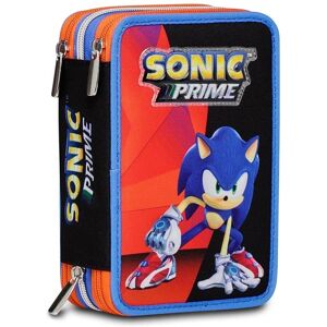 Sonic Prime Astuccio 3-Zip - School Complete Pencil Case Sonic Prime Astuccio 3-Zip - School Complete Pencil Case