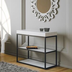 Console extensible blanche Itamoby - Design moderne et gain de place - Publicité Console extensible blanche Itamoby - Design moderne et gain de place - Publicité