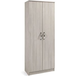 Iperbriko - Armadio scarpiere multiuso in legno di olmo - 182x71x38 Iperbriko - Armadio scarpiere multiuso in legno di olmo - 182x71x38