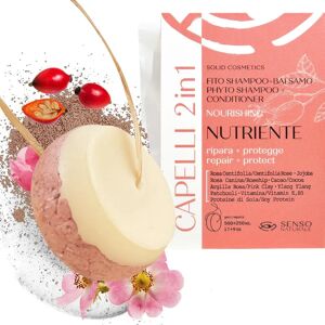 Senso Naturale - Shampoo et Après-shampooing - Hydratant et Rénovant - 80g - Publicité Senso Naturale - Shampoo et Après-shampooing - Hydratant et Rénovant - 80g - Publicité