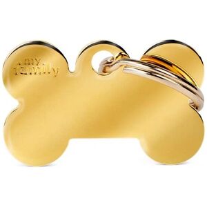 My Family Small Brass Dog Tag - Basic Collection Osso My Family Small Brass Dog Tag - Basic Collection Osso