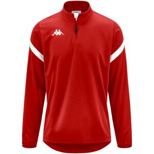 Kappa 4FOOTBALL DOLVOLE Vermelho-Branco Suéter Fino - Futebol Kappa 4FOOTBALL DOLVOLE Vermelho-Branco Suéter Fino - Futebol