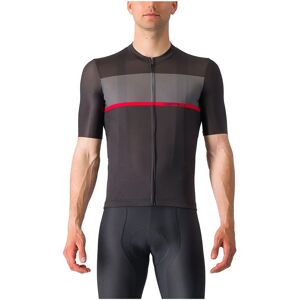 Castelli Tradizione Short Sleeve Cycling Jersey - Light Black / Dark Grey / Red - Cycling Jersey Castelli Tradizione Short Sleeve Cycling Jersey - Light Black / Dark Grey / Red - Cycling Jersey