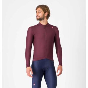 Castelli AW24 Deep Bordeaux Violeta Thermal Jersey Castelli AW24 Deep Bordeaux Violeta Thermal Jersey