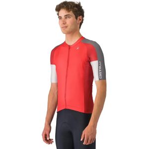 Maillot Castelli Entrata 6 manga corta rojo gris - M Maillot Castelli Entrata 6 manga corta rojo gris - M