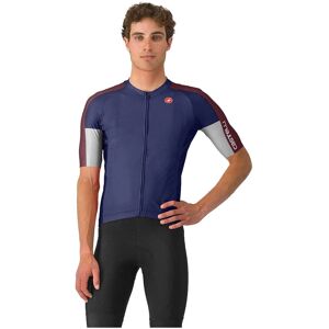 Castelli Entrata 6 Cycling Jersey - Belgian Blue / Deep Bordeaux / Silver / Small Castelli Entrata 6 Cycling Jersey - Belgian Blue / Deep Bordeaux / Silver / Small