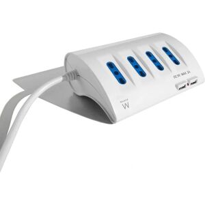 Multiprise EW3934 Ewent - 2m, 5 Prises, USB, Protection enfants - Publicité Multiprise EW3934 Ewent - 2m, 5 Prises, USB, Protection enfants - Publicité