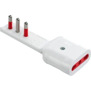 Rosi Material Elektrisk Adapter - Plat 90 Grader Rosi, 10/16A, Vit - Elektrisk adapter Rosi Material Elektrisk Adapter - Plat 90 Grader Rosi, 10/16A, Vit - Elektrisk adapter