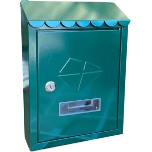 KIPPEN 10005BG Groene stalen brievenbus - Mailbox KIPPEN 10005BG Groene stalen brievenbus - Mailbox