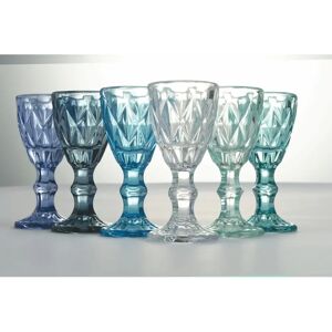 VILLA D'ESTE Prisma Ocean Blau Likeurglazen - Set van 6 VILLA D'ESTE Prisma Ocean Blau Likeurglazen - Set van 6