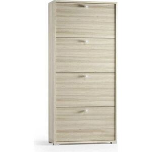 Kiamami Valentina Holzschuhschrank - 24 Paare, Doppelt Tiefe Kiamami Valentina Holzschuhschrank - 24 Paare, Doppelt Tiefe