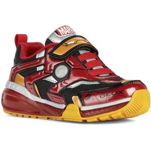 Geox Kids Black Red Ironman Lights Sneakers - Sneaker Geox Kids Black Red Ironman Lights Sneakers - Sneaker