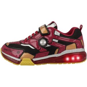 Geox Kinder Lichtgevende Sneakers - Rood/Zwart Geox Kinder Lichtgevende Sneakers - Rood/Zwart