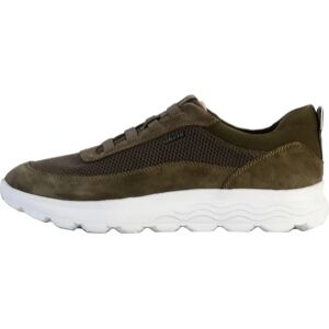 GEOX Khaki Spherica Herr Sneakers - Urban Stil Komfort GEOX Khaki Spherica Herr Sneakers - Urban Stil Komfort