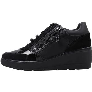 GEOX Ilde Black Women's Sneakers - Casual Sporty Shoes GEOX Ilde Black Women's Sneakers - Casual Sporty Shoes