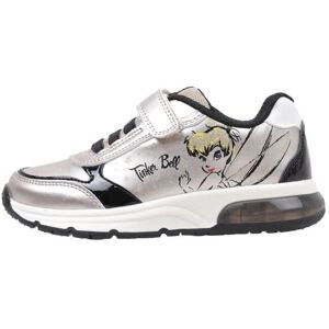 GEOX Spaceclub Junior Turnschuhe - Platin/Schwarz - Aktiv-Stil GEOX Spaceclub Junior Turnschuhe - Platin/Schwarz - Aktiv-Stil