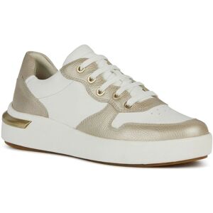 Geox Women's White Leather Sneakers - Sneakers Geox Women's White Leather Sneakers - Sneakers