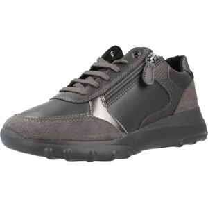 Geox D Alleniee Baskets - Gris - Sneakers - Publicité Geox D Alleniee Baskets - Gris - Sneakers - Publicité