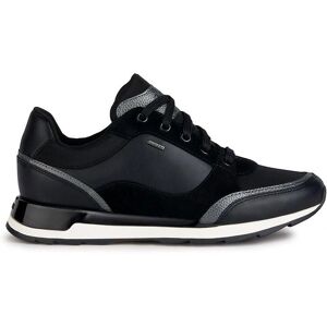 Geox Black Women's Sneakers - New Aneko ABX - Casual City Style Geox Black Women's Sneakers - New Aneko ABX - Casual City Style