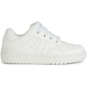 GEOX Washiba Junior White Sneakers - Sneakers GEOX Washiba Junior White Sneakers - Sneakers
