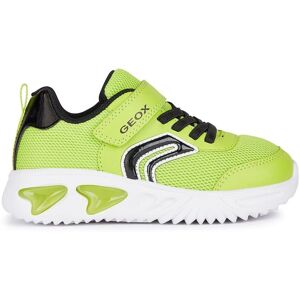 Geox J Assister B Lime/Black Light Up Trainers - Sneakers Geox J Assister B Lime/Black Light Up Trainers - Sneakers