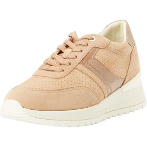 Zapatillas Geox D Desya - Rosa, Cuero, Ante - Calzado Zapatillas Geox D Desya - Rosa, Cuero, Ante - Calzado