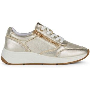 Geox D Cristael E Light Gold Trainers - Sports Shoes Geox D Cristael E Light Gold Trainers - Sports Shoes