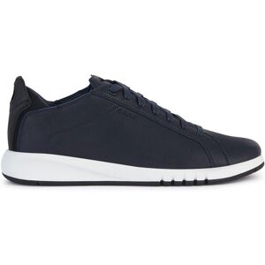 Geox Aerantis Leather Lace Up Navy/Black - Sneakers Geox Aerantis Leather Lace Up Navy/Black - Sneakers