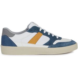 Geox Affile Navy Blue White Sneakers - Sneakers Geox Affile Navy Blue White Sneakers - Sneakers