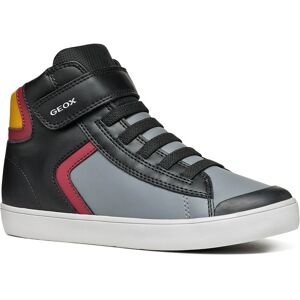 Geox J Gisli Black Sneakers - Boy's Shoes Geox J Gisli Black Sneakers - Boy's Shoes