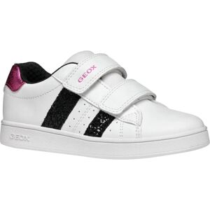 Geox J ECLYPER GIRL White Casual Sneakers - Shoes Geox J ECLYPER GIRL White Casual Sneakers - Shoes