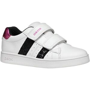 GEOX Eclyper Girls White/Black Shoes - Shoes GEOX Eclyper Girls White/Black Shoes - Shoes