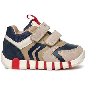 Geox B Iupidoo Baskets - Beige - Sneakers - Publicité Geox B Iupidoo Baskets - Beige - Sneakers - Publicité