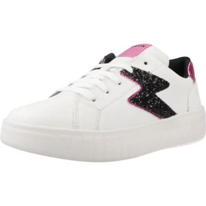 Geox Girl's Sneakers Mikiroshi White Fuchsia - Sneakers Geox Girl's Sneakers Mikiroshi White Fuchsia - Sneakers