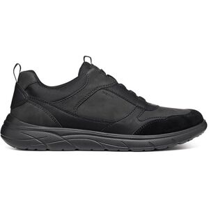 Geox Portello Black Sneakers - Timeless Leather & Suede Design Geox Portello Black Sneakers - Timeless Leather & Suede Design