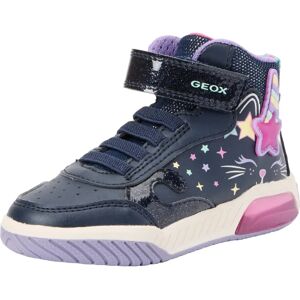Geox J INEK GIRL Blue Synthetic Sneakers - Sneakers Geox J INEK GIRL Blue Synthetic Sneakers - Sneakers