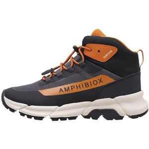 GEOX Flexyper Plus Abx Grigio Scuro/Arancione - Sneakers GEOX Flexyper Plus Abx Grigio Scuro/Arancione - Sneakers