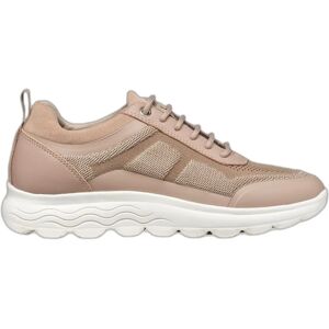 GEOX Spherica Damen Beige Rosé Sneakers GEOX Spherica Damen Beige Rosé Sneakers