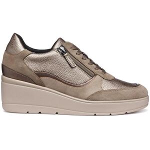 Geox C6029 Gouden Sneakers - Sneakers Geox C6029 Gouden Sneakers - Sneakers