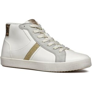 GEOX Blomiee White Sneakers - Women's Shoes GEOX Blomiee White Sneakers - Women's Shoes