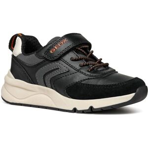 Geox J Rooner Black Sneakers - Kids Shoes Geox J Rooner Black Sneakers - Kids Shoes