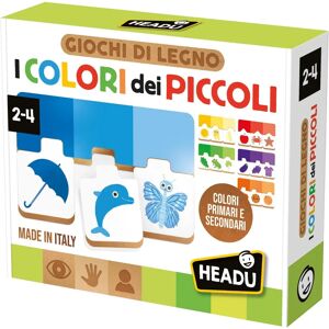 Headu - Rompecabezas de Colores en Madera - Juguete Educativo para Niños Headu - Rompecabezas de Colores en Madera - Juguete Educativo para Niños