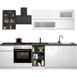 Kochstation KS-Sole - Komplettküchen-Set - 256cm x 60cm - grau Kochstation KS-Sole - Komplettküchen-Set - 256cm x 60cm - grau