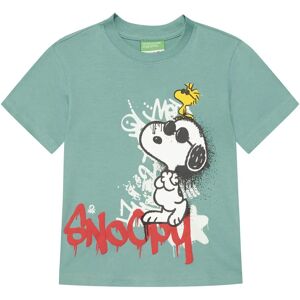 Benetton T-shirt Peanuts Print Sky Blue - T-shirt Benetton T-shirt Peanuts Print Sky Blue - T-shirt