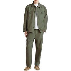 Benetton Linneblandad Overshirt - Casual Skjorta Benetton Linneblandad Overshirt - Casual Skjorta