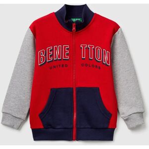 Benetton Cotton Sweatshirt Rosso Kids - Sweatshirt Benetton Cotton Sweatshirt Rosso Kids - Sweatshirt