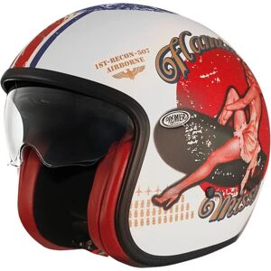 Premier Helmets Åben Ansiktshjelm 23 Vintage Pin Up8 BM - Casco Premier Helmets Åben Ansiktshjelm 23 Vintage Pin Up8 BM - Casco