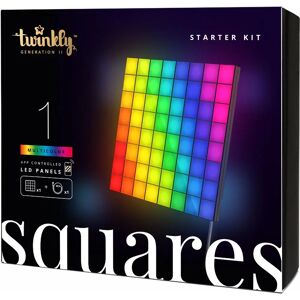 Twinkly - Kit de démarrage panneau lumineux multicolore 16x16cm - Panneau LED - Publicité Twinkly - Kit de démarrage panneau lumineux multicolore 16x16cm - Panneau LED - Publicité